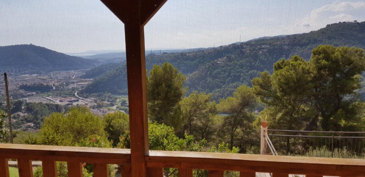 Le Chalet De La Pierreraie Cote D'Azur Piscine Terrasse Et Vue Mer Drap Dış mekan fotoğraf