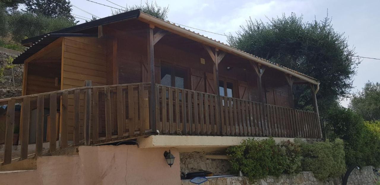 Le Chalet De La Pierreraie Cote D'Azur Piscine Terrasse Et Vue Mer Drap Dış mekan fotoğraf