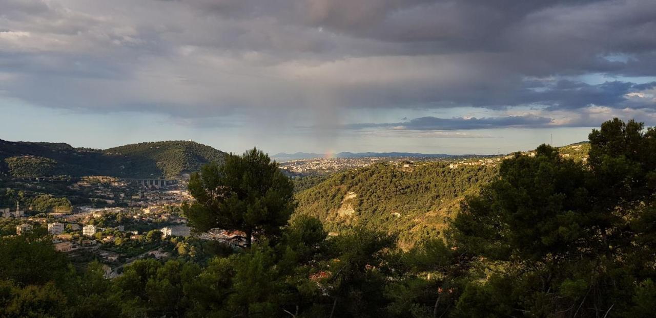 Le Chalet De La Pierreraie Cote D'Azur Piscine Terrasse Et Vue Mer Drap Dış mekan fotoğraf