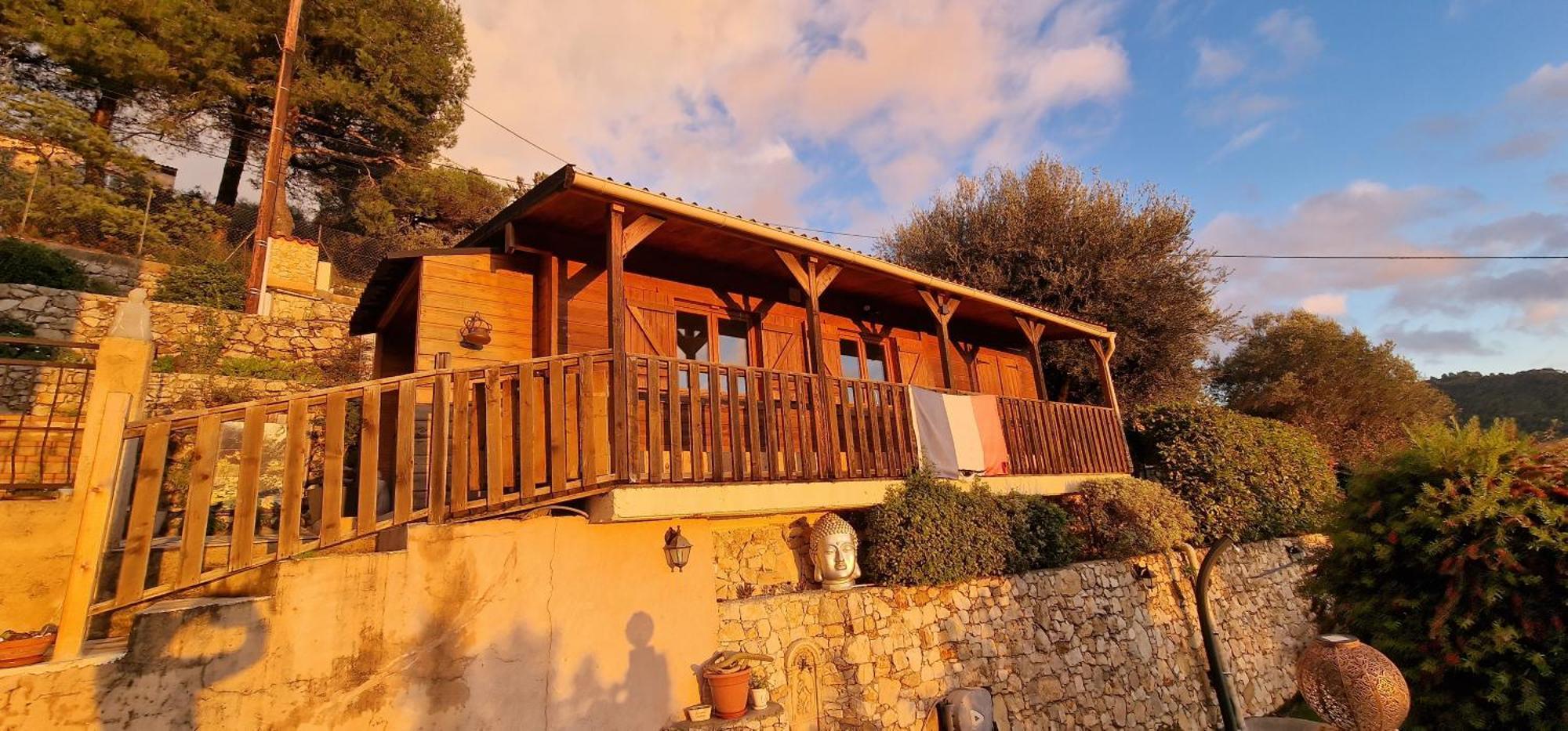 Le Chalet De La Pierreraie Cote D'Azur Piscine Terrasse Et Vue Mer Drap Dış mekan fotoğraf